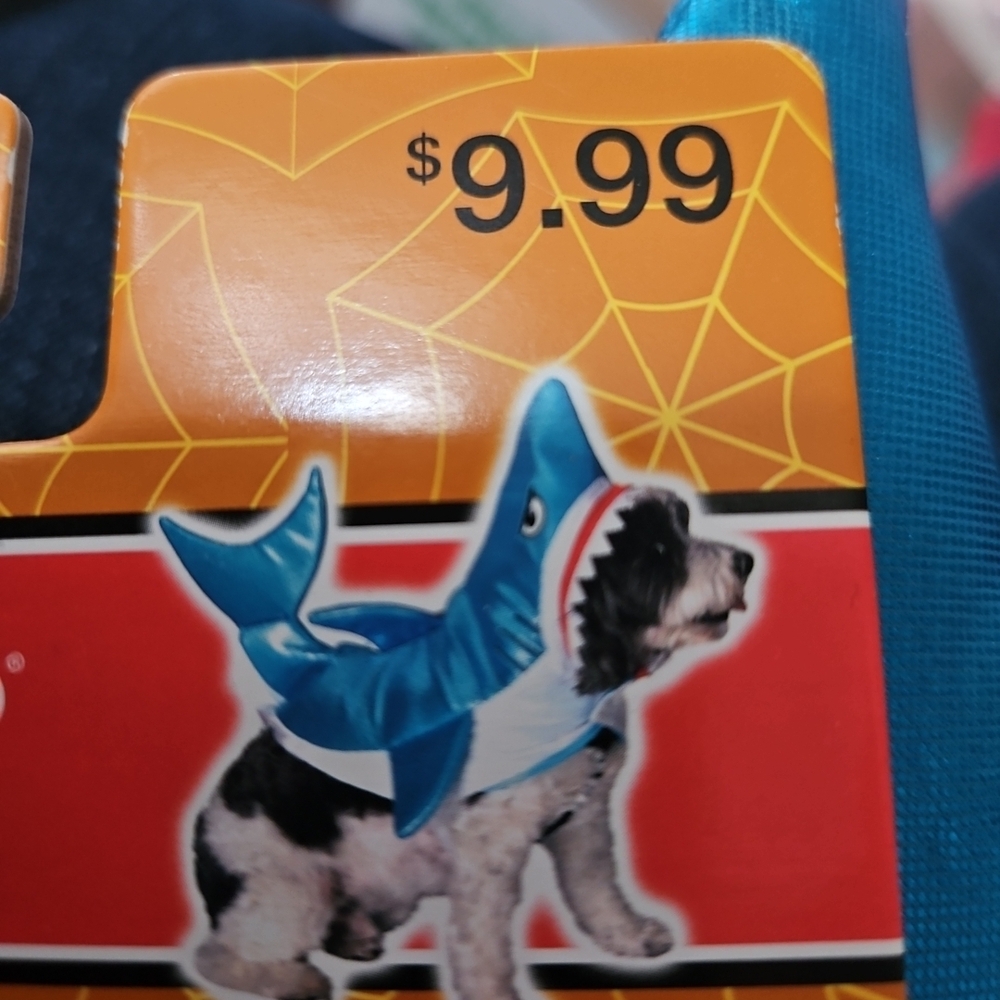 Shark Dog Costume - Blue